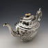 1890 British antique silver plate teapot by George Cutts